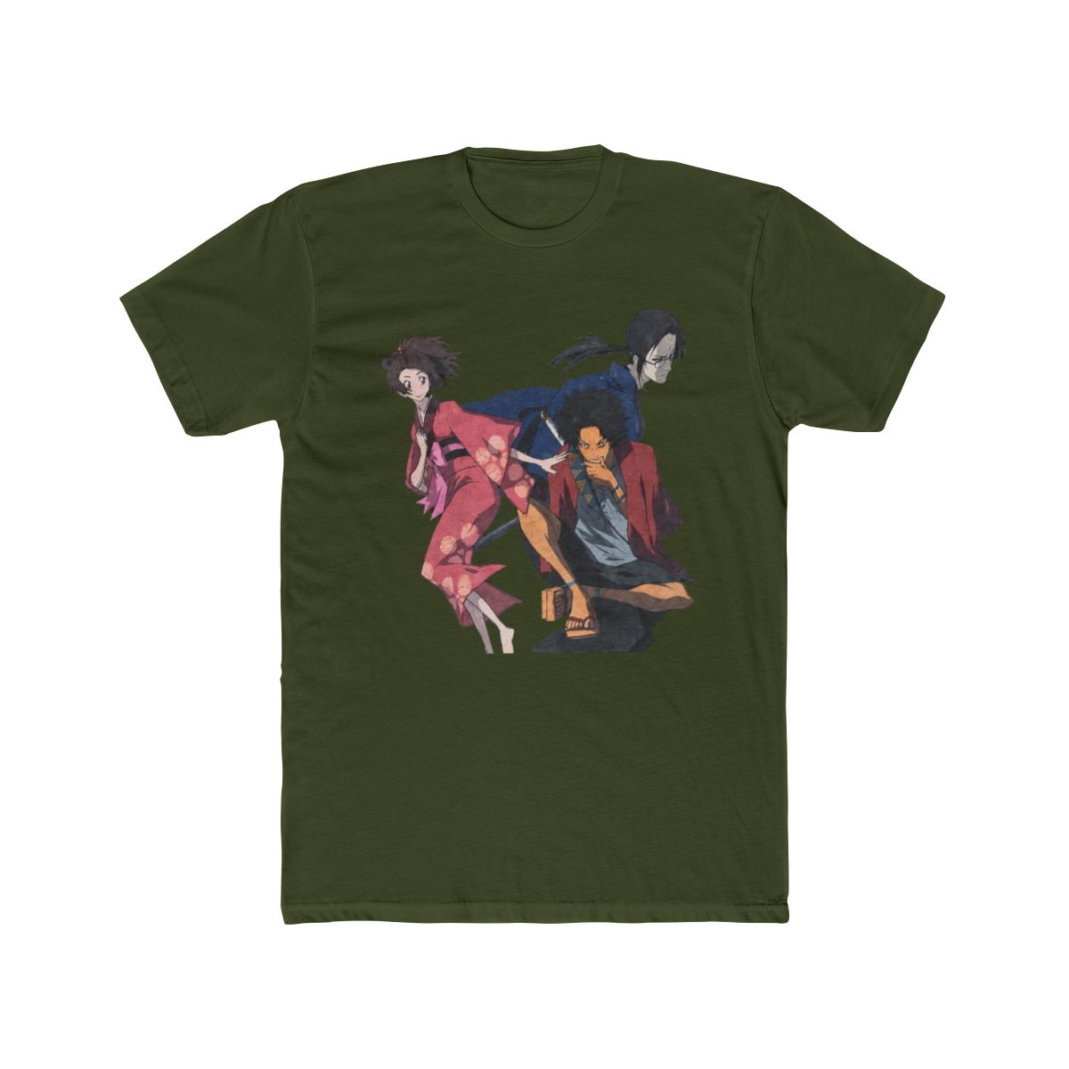 Samurai Champloo Back Visual Tee - Black - alternate angle 4, merchandise